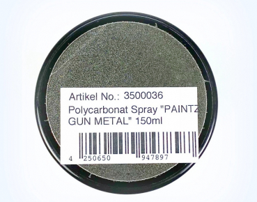 Absima Paintz Polycarbonat Spray Farbe "Gun Metal" - anthrazit metallic - 150ml