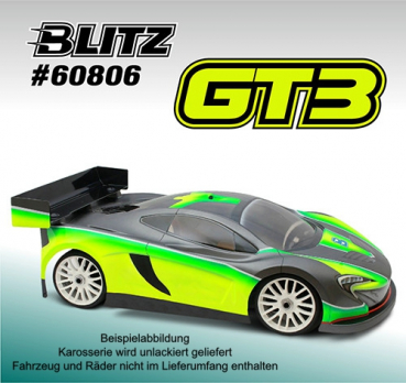 BLITZ 1/8 GT3 Karosserie inkl. Heckspoiler (1,0mm)