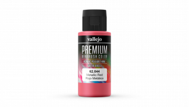 Vallejo Premium Airbrush Farbe - Metallic Rot - 60ml