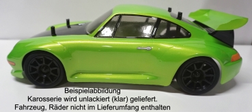 TPRO Karosserie GT2 M-Chassis 1:10 inkl. Aufkleber - klar, unlackiert -