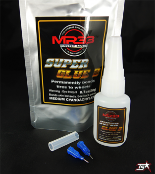 MR33 Super Glue for Rubber Tire Incl. Tip Ver.2 - Reifenkleber - 20g