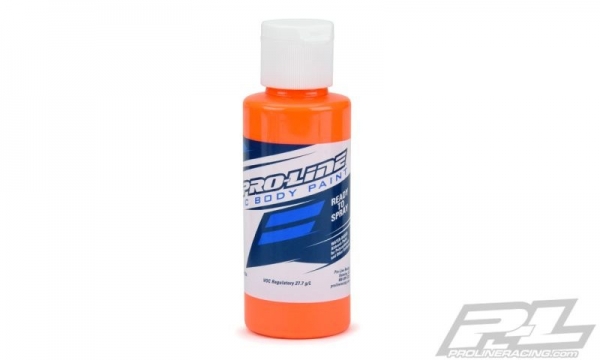 Pro-Line RC Body Paint - Fluorescent orange speziell für Polycarbonate / Airbrush-Farbe - 60ml