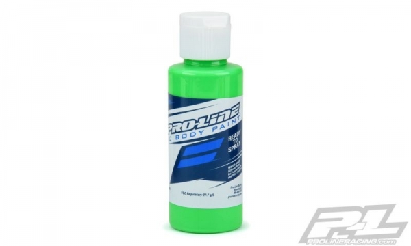 Pro-Line RC Body Paint - Fluorescent grün speziell für Polycarbonate / Airbrush-Farbe - 60ml