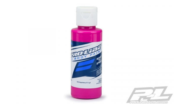 Pro-Line RC Body Paint - Fluorescent fuchsia speziell für Polycarbonate / Airbrush-Farbe - 60ml