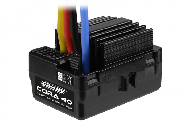 Team Corally - Speed Controller - Regler - Brushed - CORA 40 - 40A - 2-3S Li-XX - 5-9 NiMH - 1 Stk.