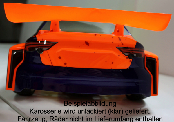 Xtreme RSX 1:10 FWD Karosserie 190mm Breite (unlackiert, klar) 0.7mm
