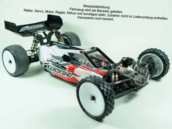 SWORKz S12-2C EVO (Carpet Edition) 1/10 2WD EP Off Road Racing Buggy Pro Kit - Baukasten -
