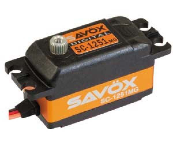 SAVÖX SC-1251MG Low Profile Coreless Digital Servo 9kg/0,09sek