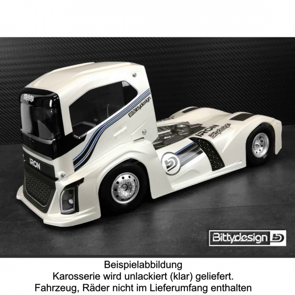 Bittydesign Iron 1/10 Truck Karosserie - klar, unlackiert -