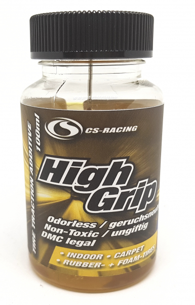 CS-Racing High Grip, Reifenhaftmittel -inkl. Pinselflasche- 100ml
