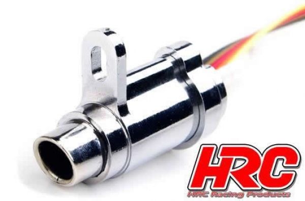 HRC Auspuffanlage mit Dampf (Rauch) und LED, Set, 1:10